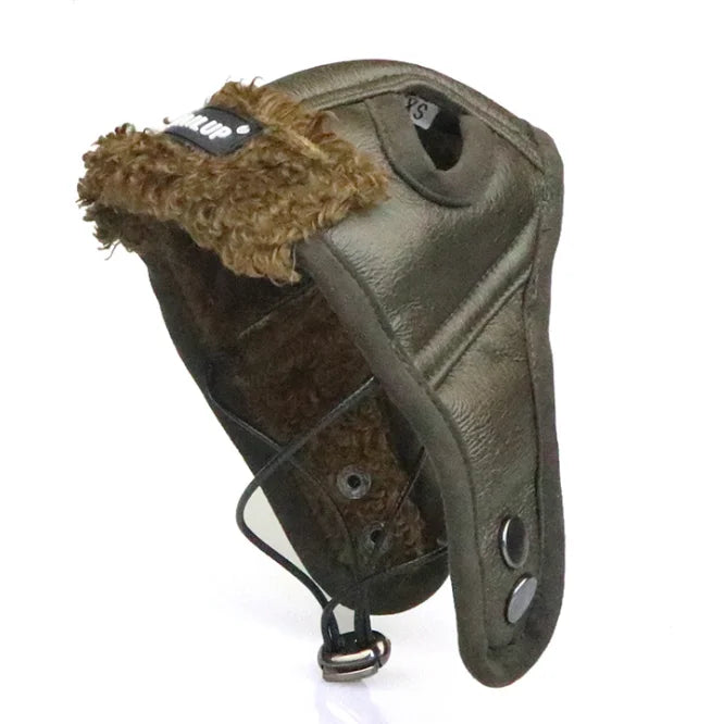 Dog Trapper Hat in Brown