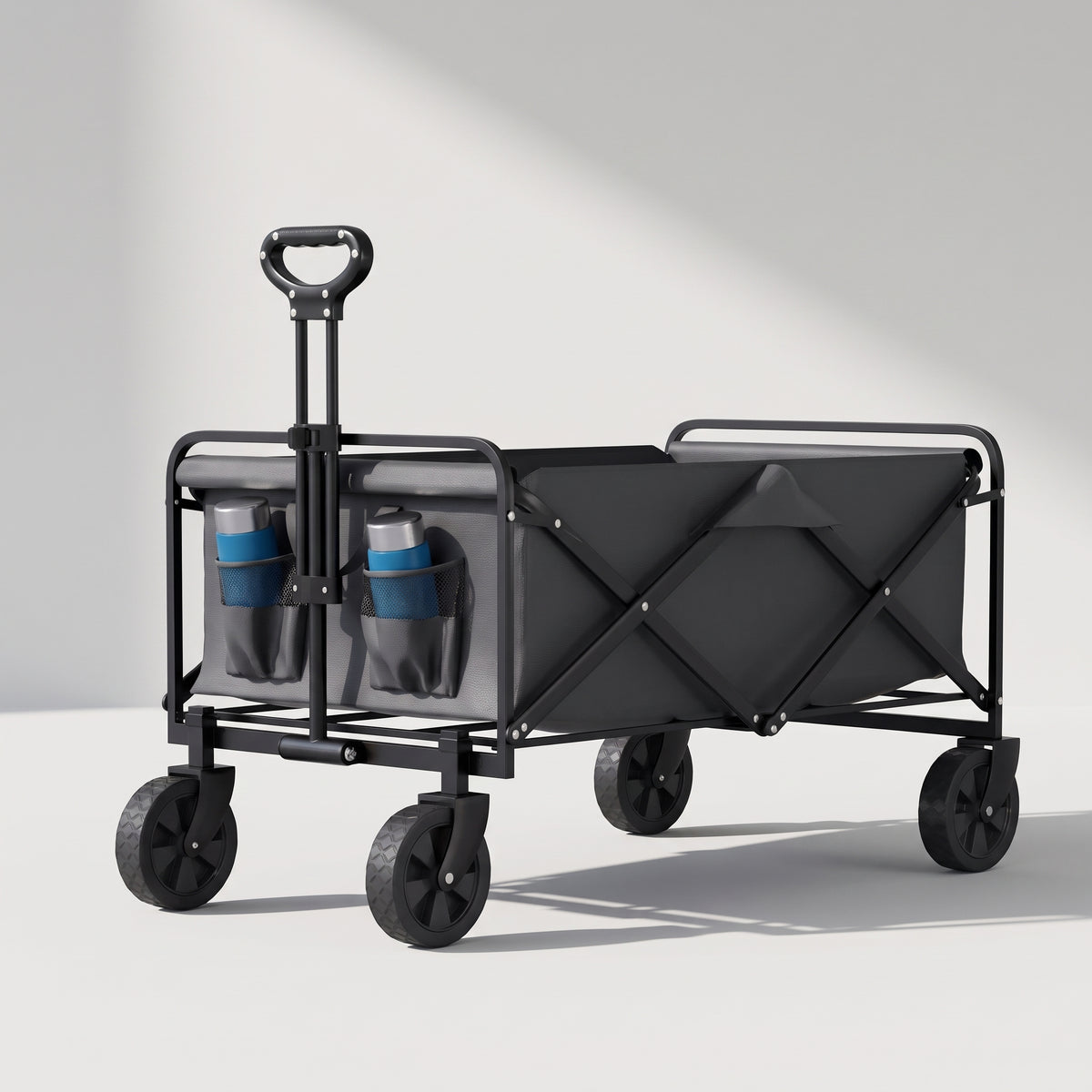 Dog Wagon, studio photo on a light grey background