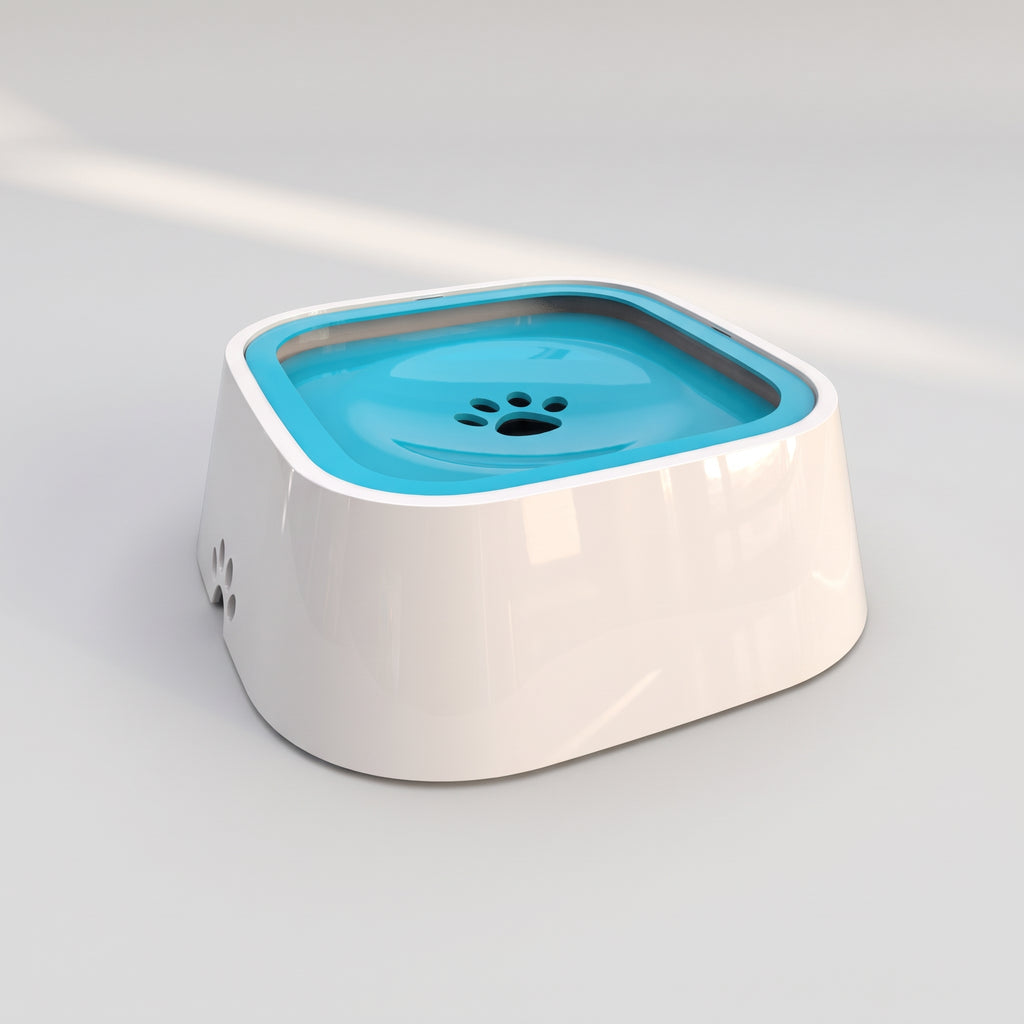 Dog Water Bowls, studio photo on a light grey background