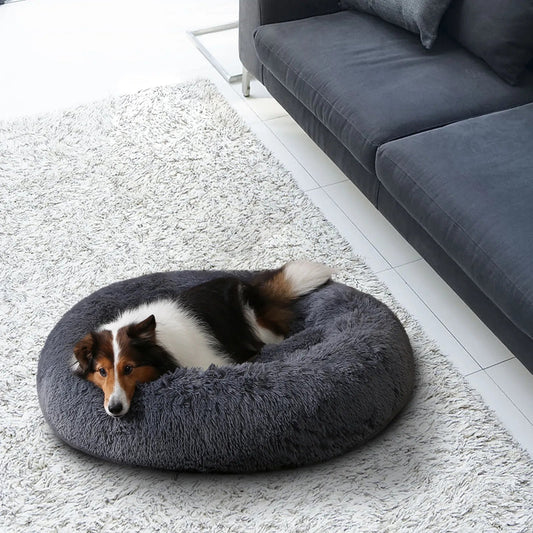 Fluffy Donut Dog Bed