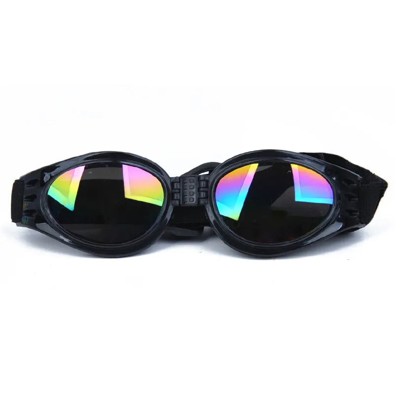 Folding Dog Goggles Sunglasses in Black