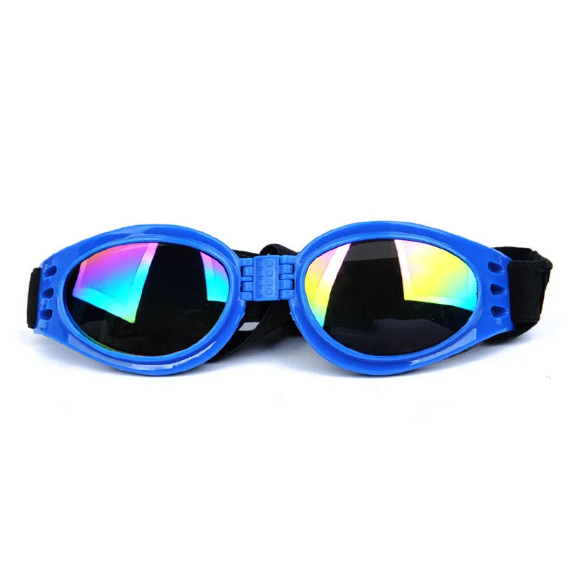 Folding Dog Goggles Sunglasses in Blue