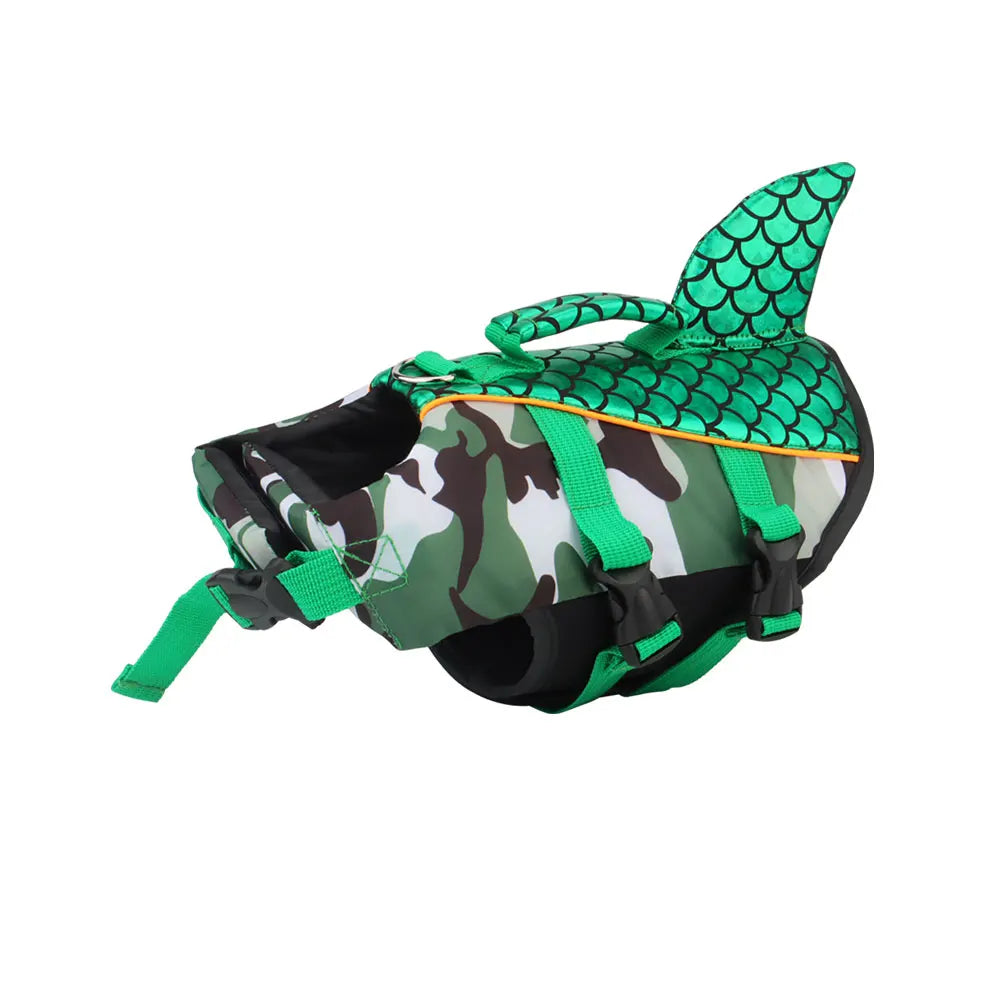 French Bulldog Life Jacket in Green