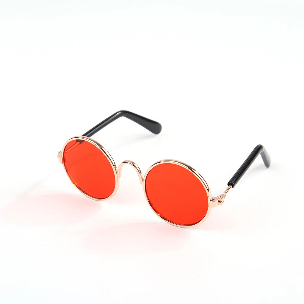 Handsome Dog Glasses in Red