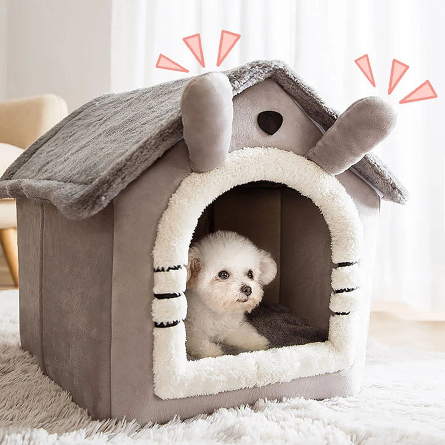 Soft, Warm, and Comfortable: High-quality PP Cotton filling and a soft velvet surface ensure a warm and comfortable experience for your pet's rest and relaxation.
