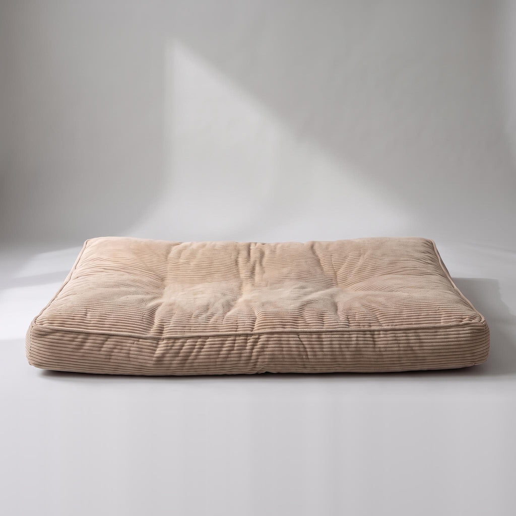 Large Dog Bed Mat, studio photo on a light grey background
