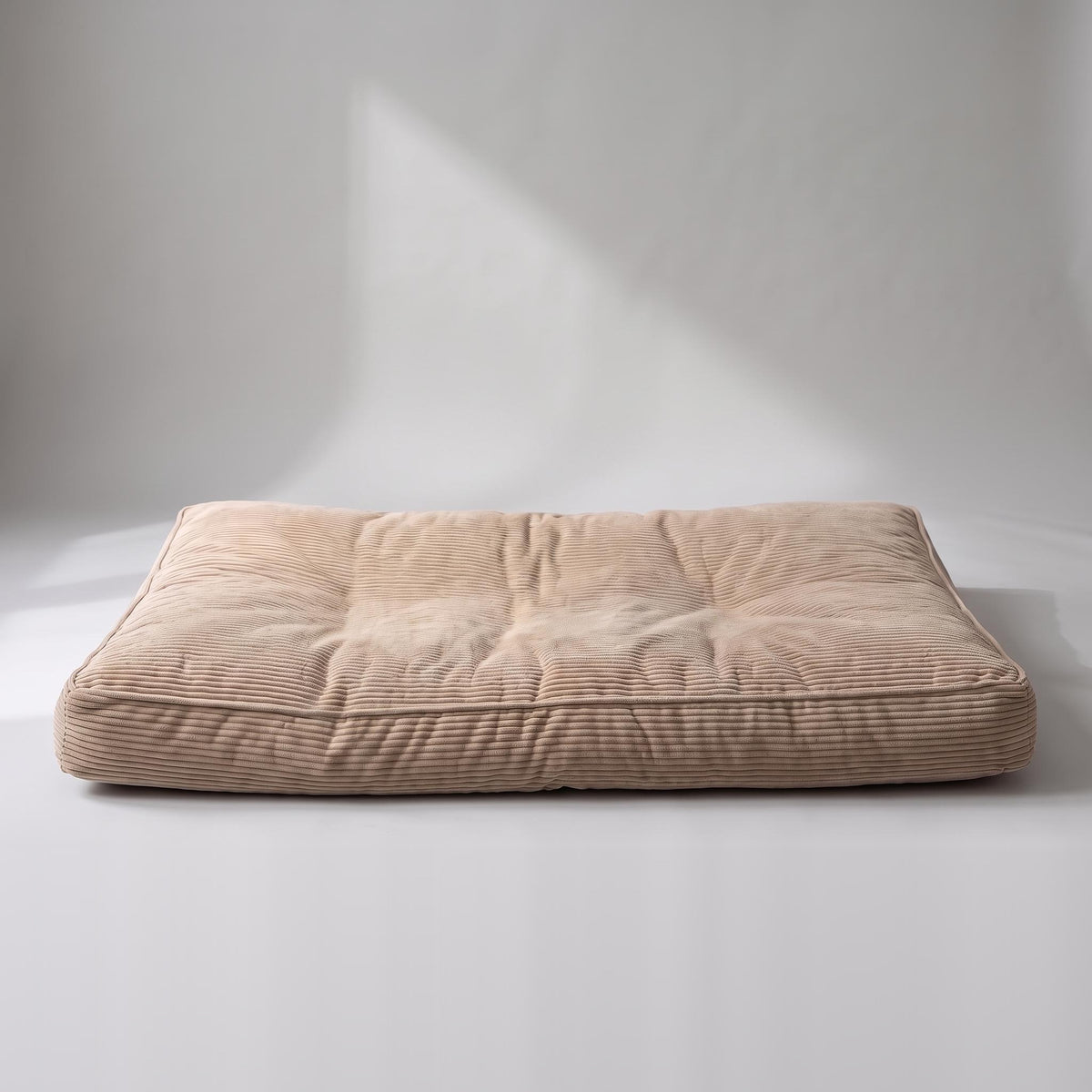 Large Dog Bed Mat, studio photo on a light grey background