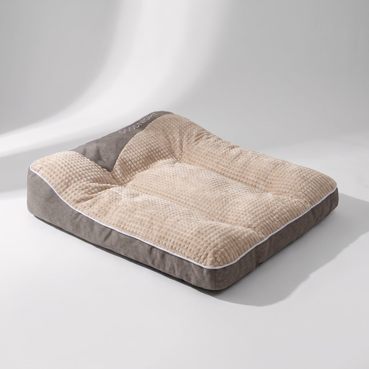 Large Dog Bed Mat, studio photo on a light grey background