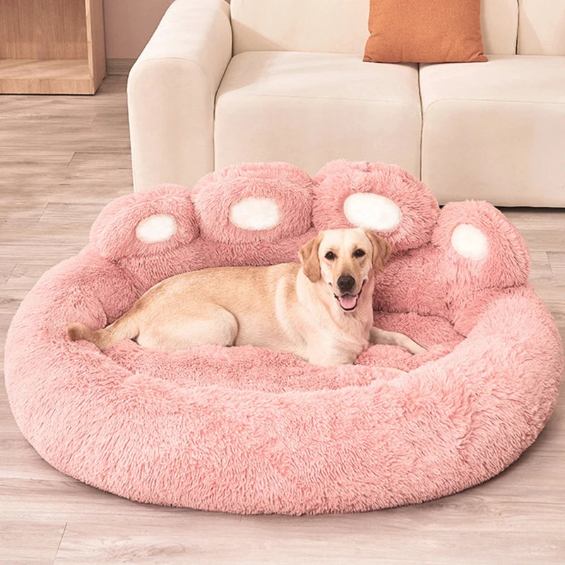 Large Fluffy Dog Bed