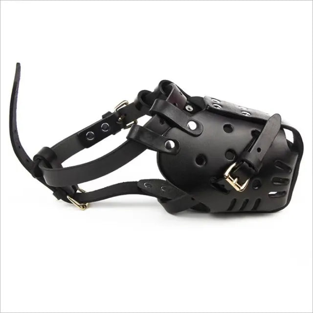Leather Basket Dog Muzzle, photo 7