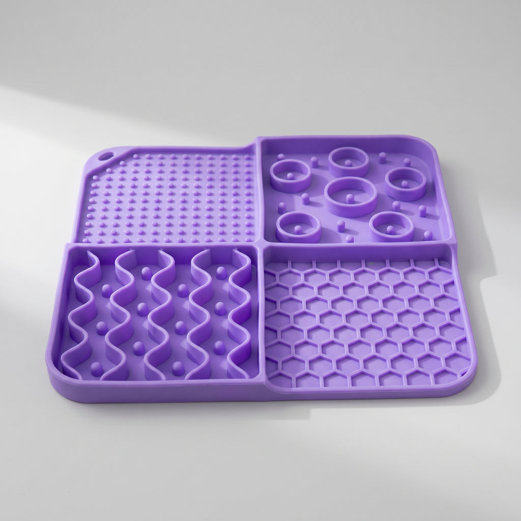 Lick Mats For Dogs, studio photo on a light grey background