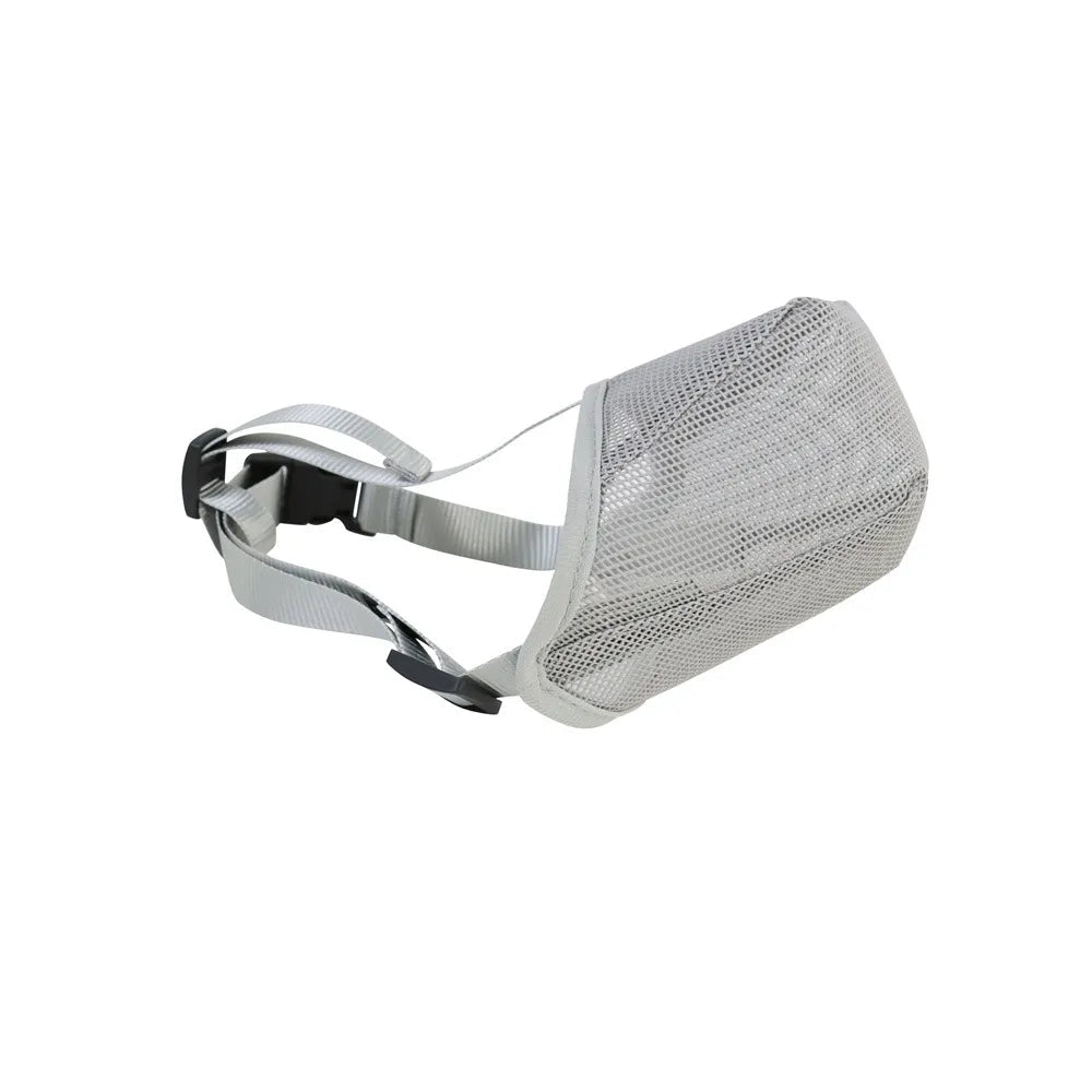 Mesh Dog Muzzle in Grey