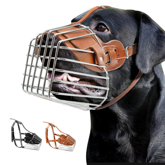 Metal Basket Dog Muzzle