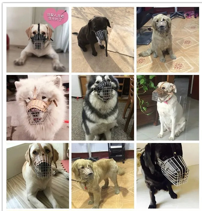 Metal Basket Dog Muzzle