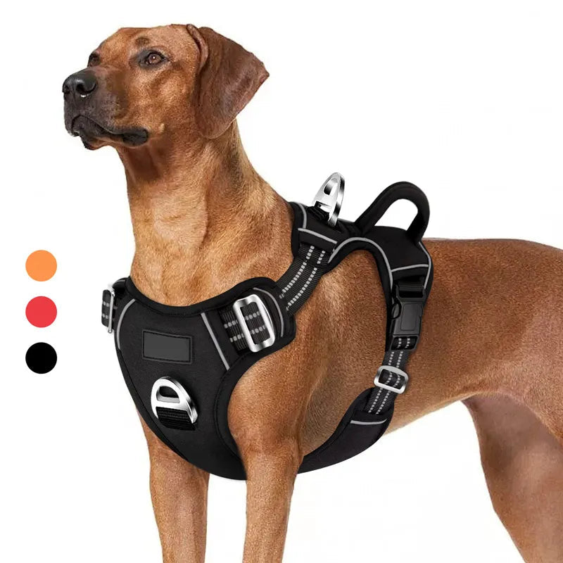 No Pull reflective dog harness