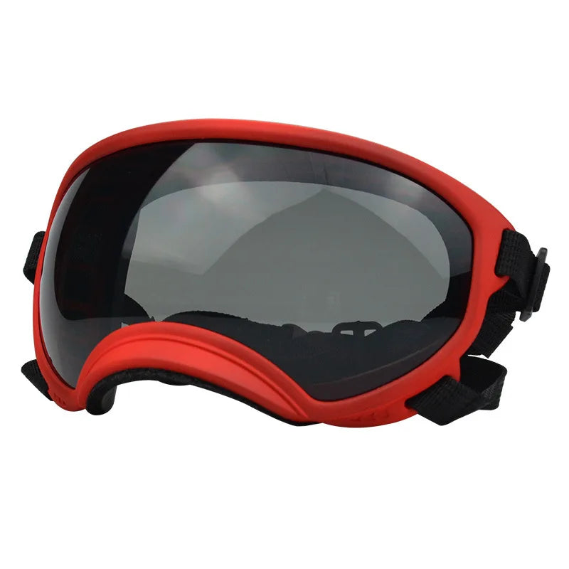 Outdoor Dog Sport Glasses in Red gray