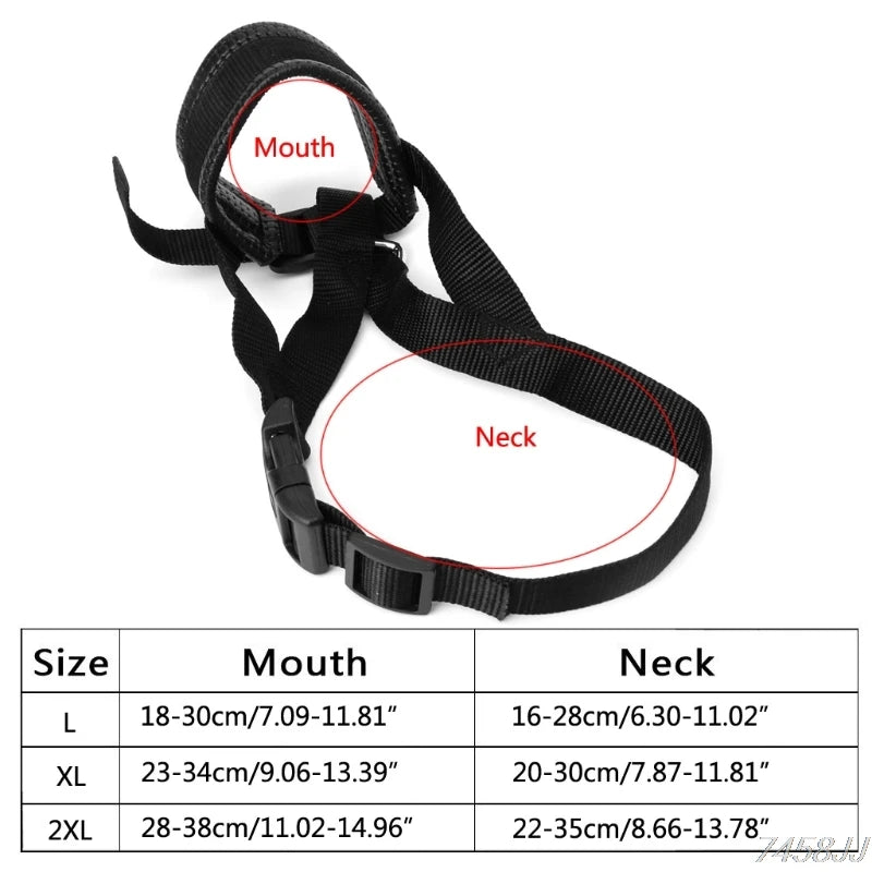 Padded Dog Head Collar