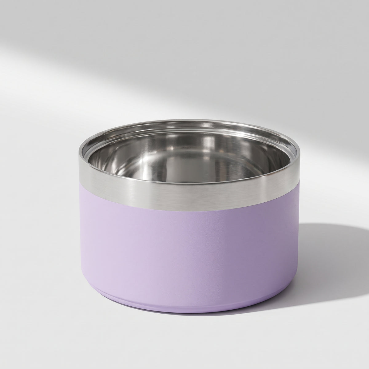 Personalized Dog Bowl, studio photo on a light grey background