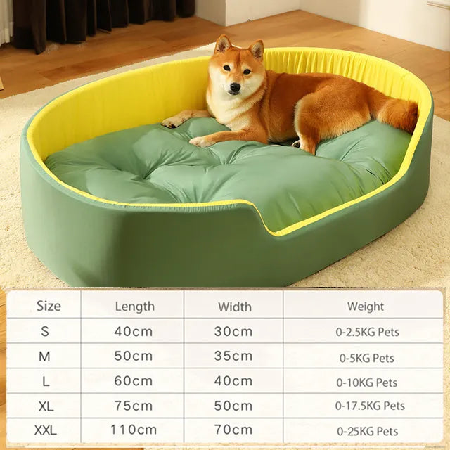 Pet Dog Bed Four Seasons in Green