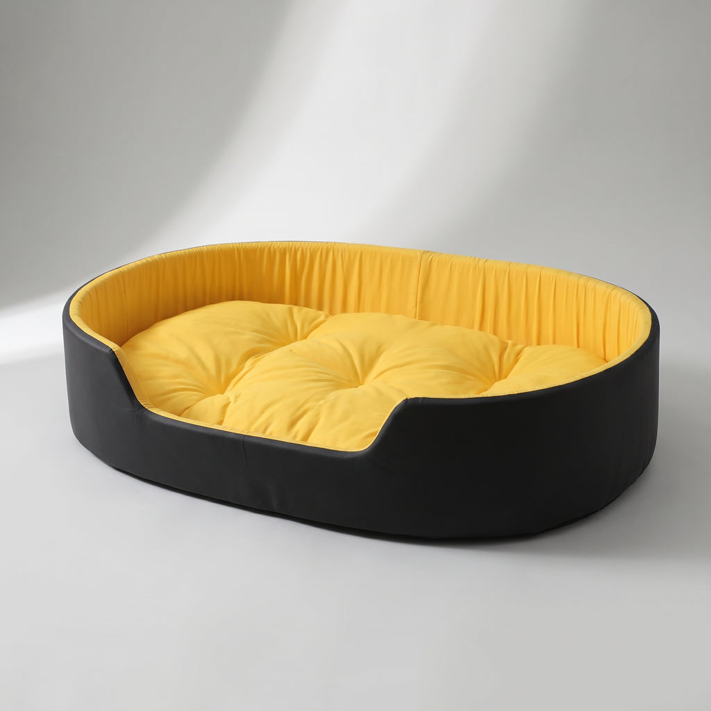 Pet Dog Bed Four Seasons, studio photo on a light grey background