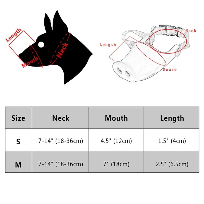 Pig Nose Dog Muzzle