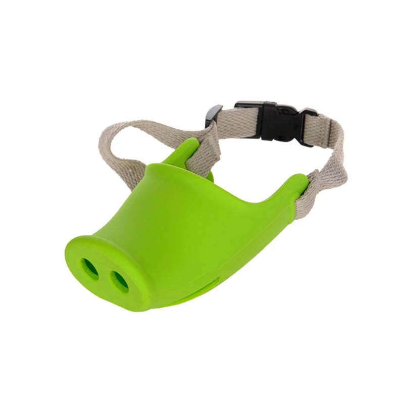 Pig Nose Dog Muzzle in Green