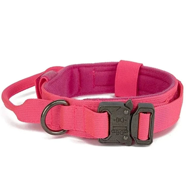 Pink Tactical Dog Collar