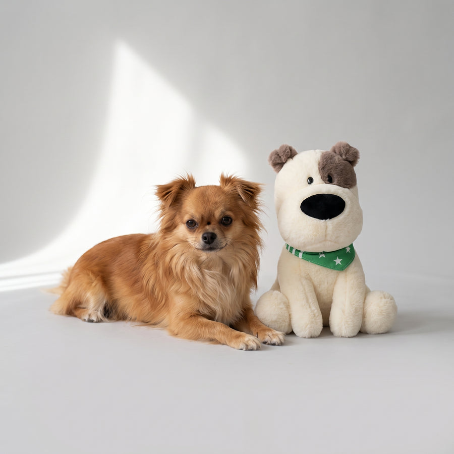 Soft, cuddly plush material