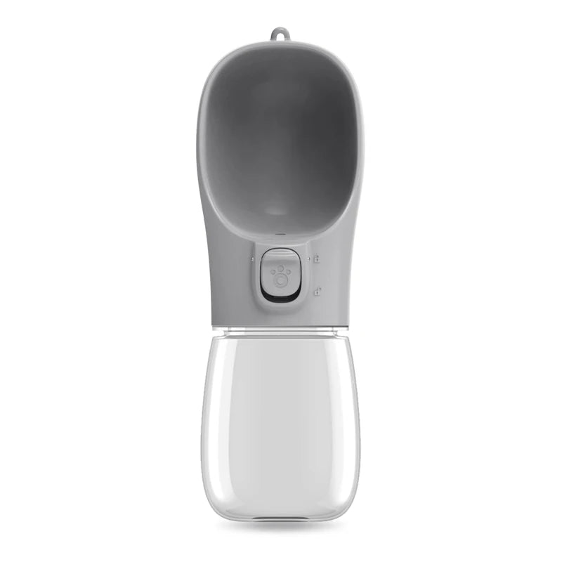 Portable Dog water Bottle in Grey