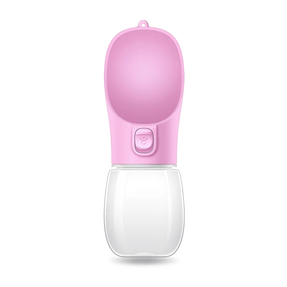 Portable Dog water Bottle in Pink