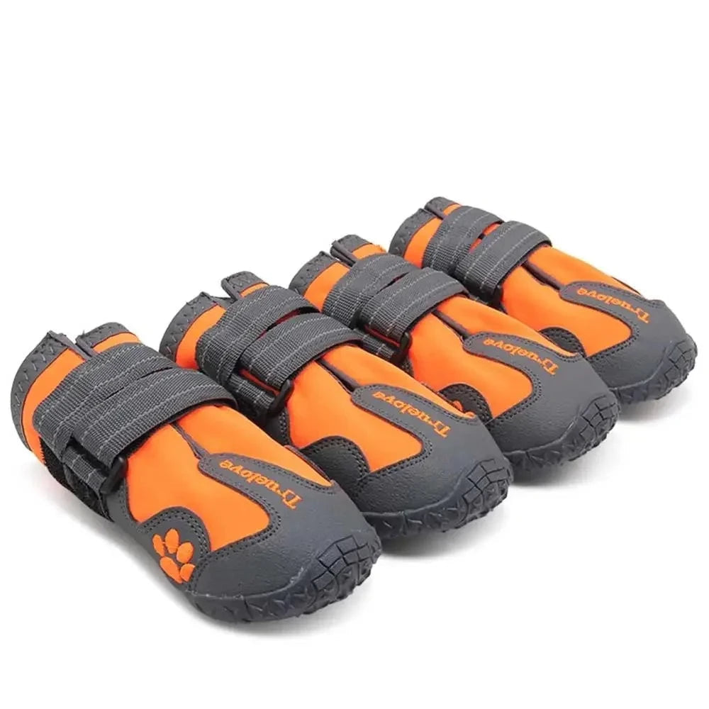 Protective Dog Shoes in Orange
