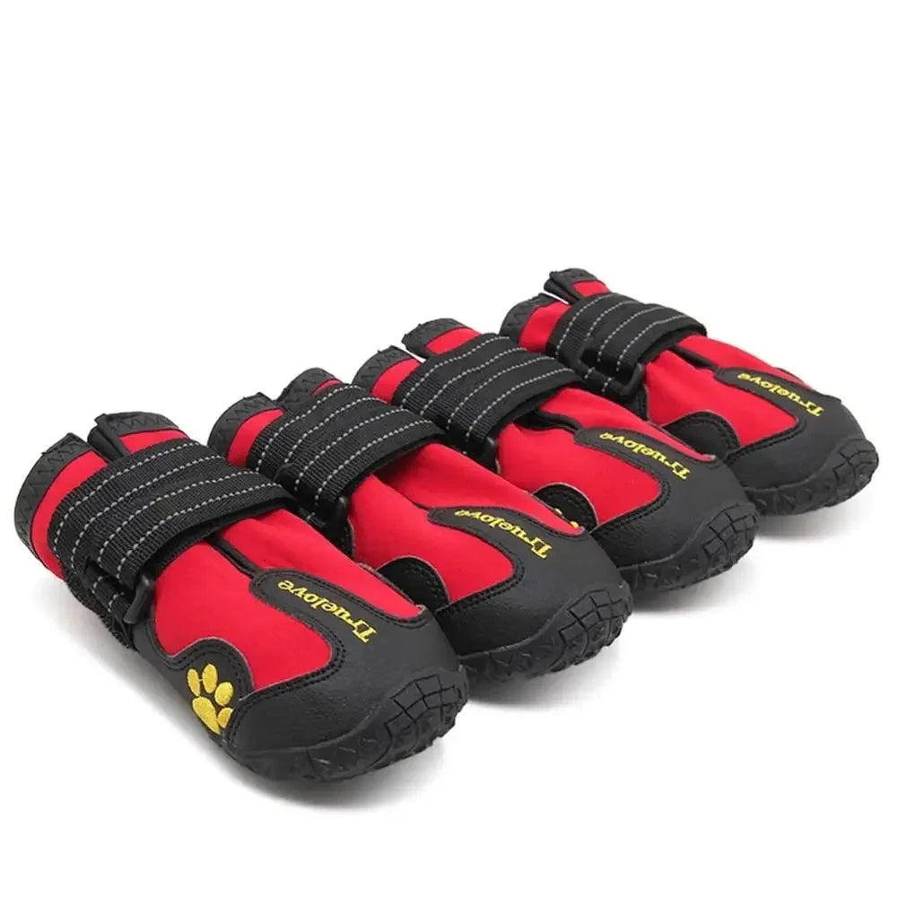 Protective Dog Shoes in Red