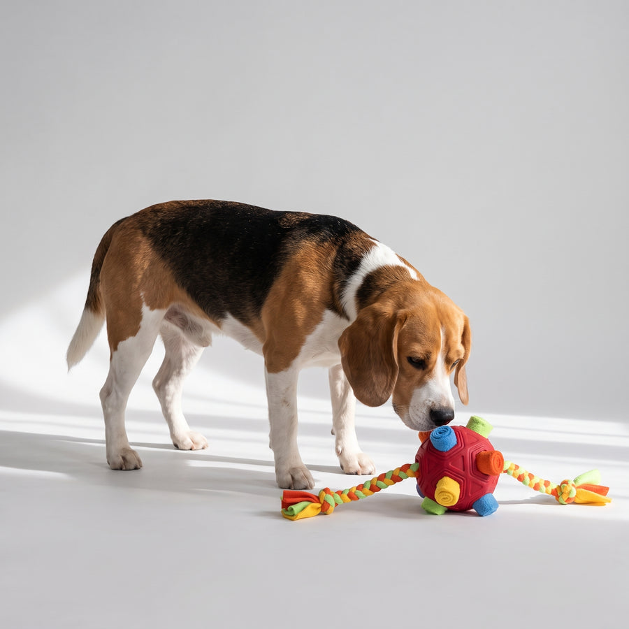 High-quality material: The Puzzle Toys For Dogs is made of durable and odourless fleece fabric. It is designed to be extremely gentle on your dog's fur, ensuring their safety and comfort during playtime.