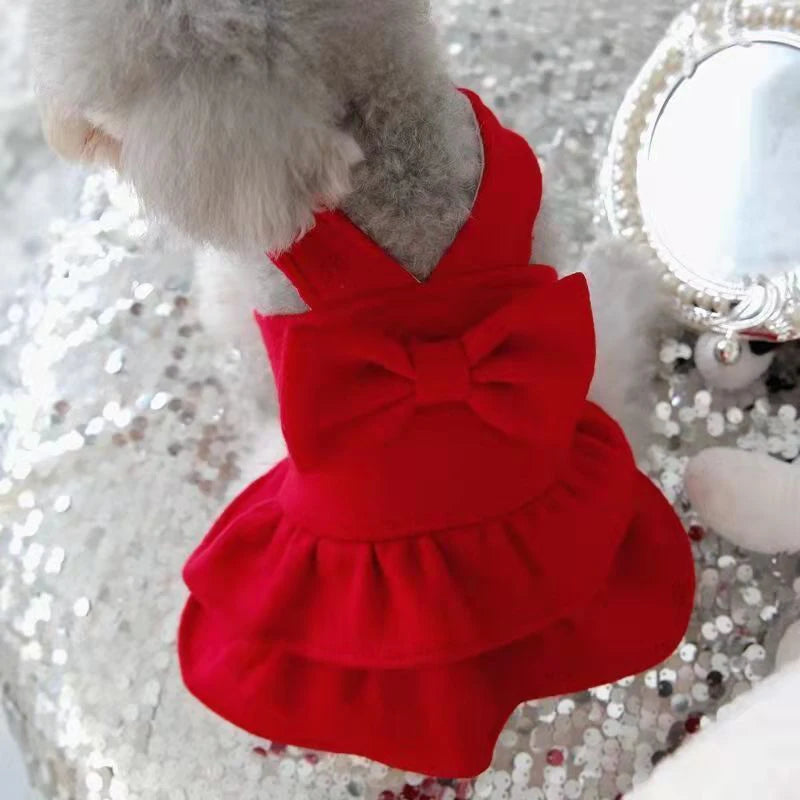 Red Dog Dress