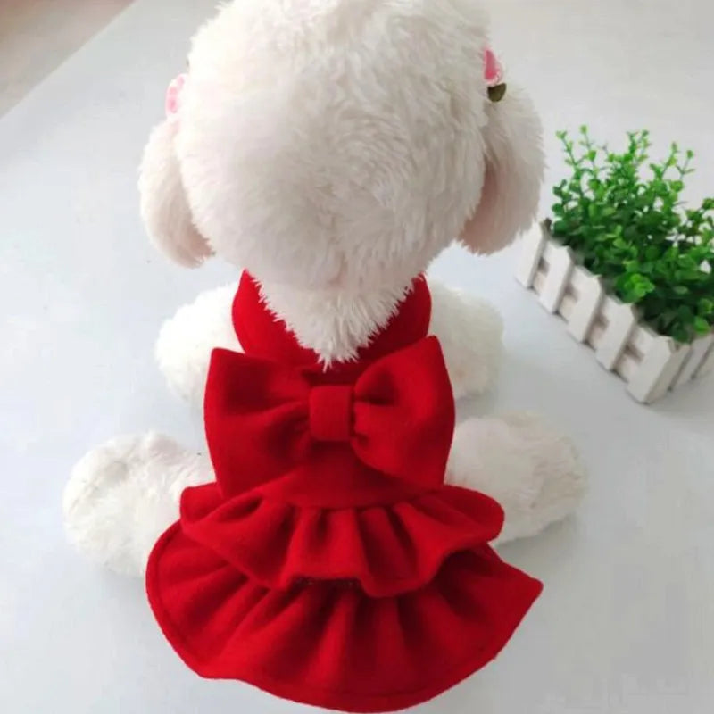 Red Dog Dress