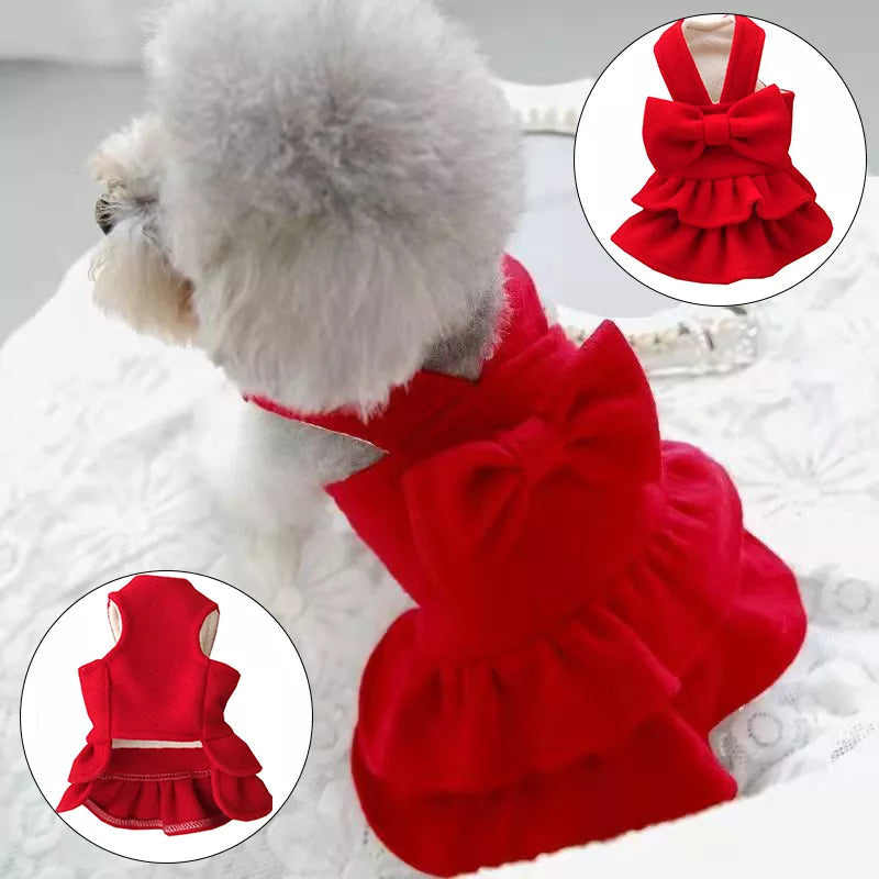 Red Dog Dress
