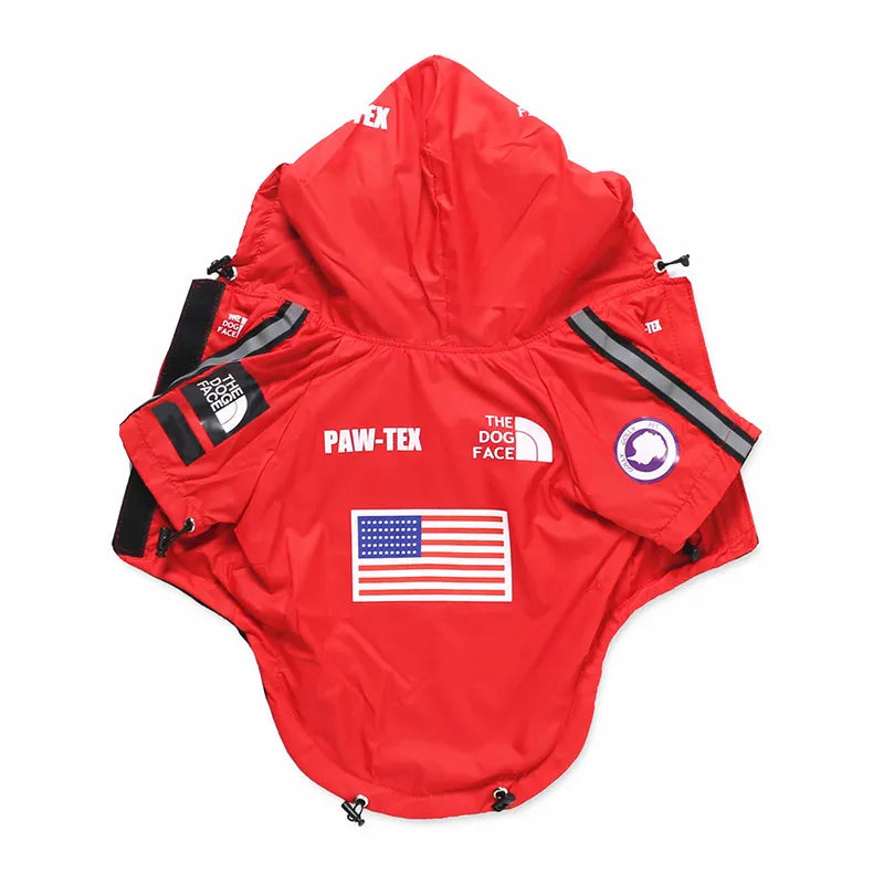 Red Dog Raincoat