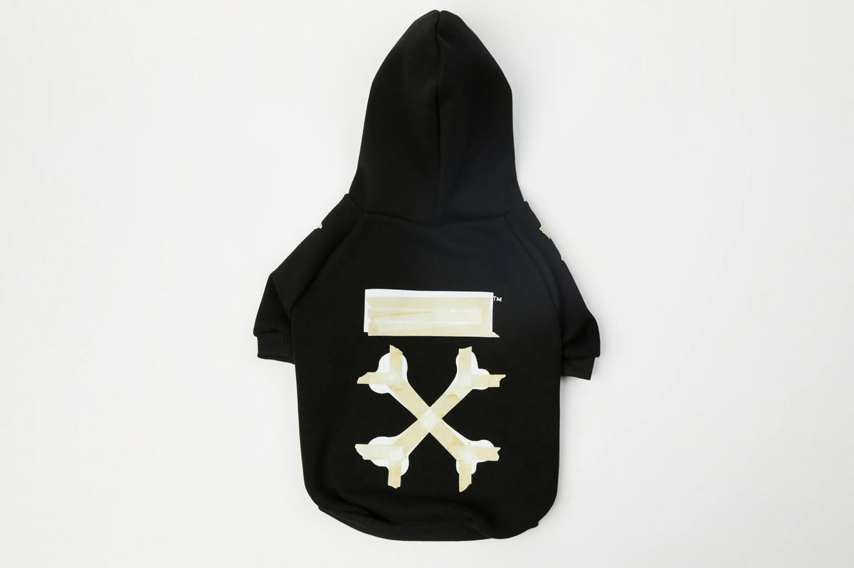Sakura Dog Hoodie｜Hayden² in White bone