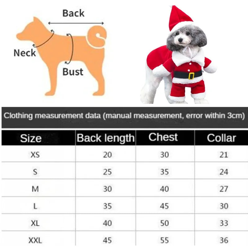 Santa Claus Dog Costume