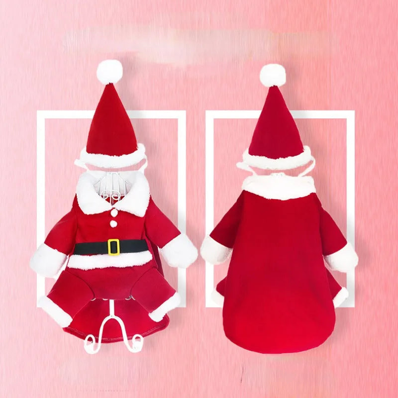 Type: Specifically designed for dogs, our Santa Claus Dog Costume is perfectly tailored to fit your dog's body, allowing them to move freely and comfortably.