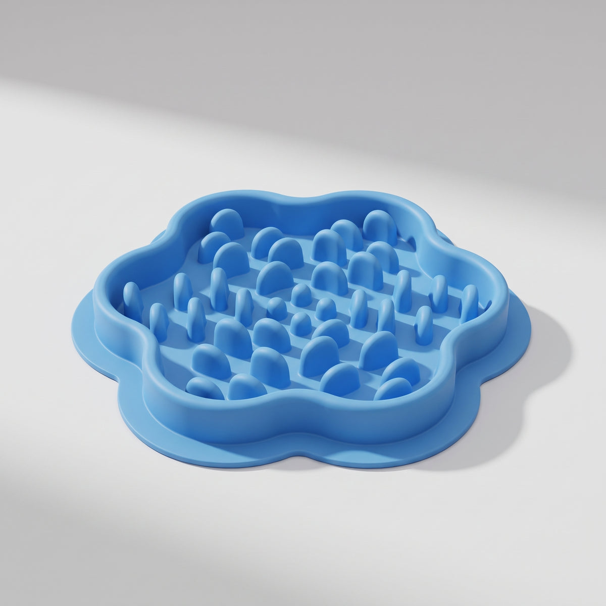 Slow Feeder Bowls For Dogs, studio photo on a light grey background
