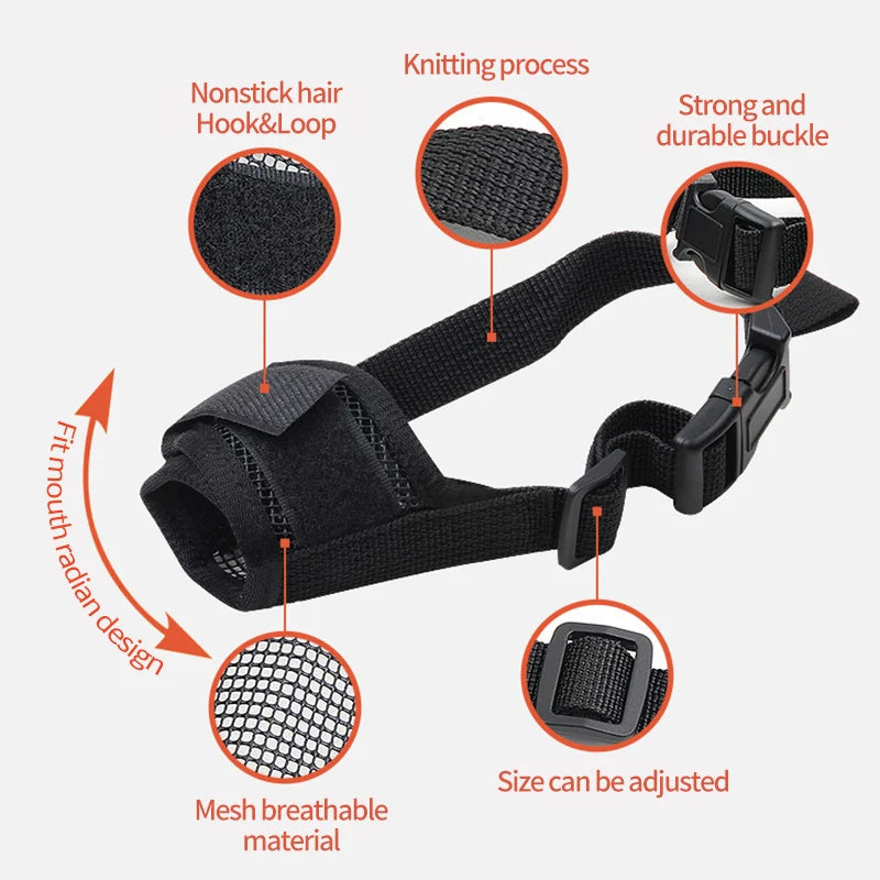Function: It can be adjusted freely according to the shape of the dog's mouth, and it is fixed and stable.