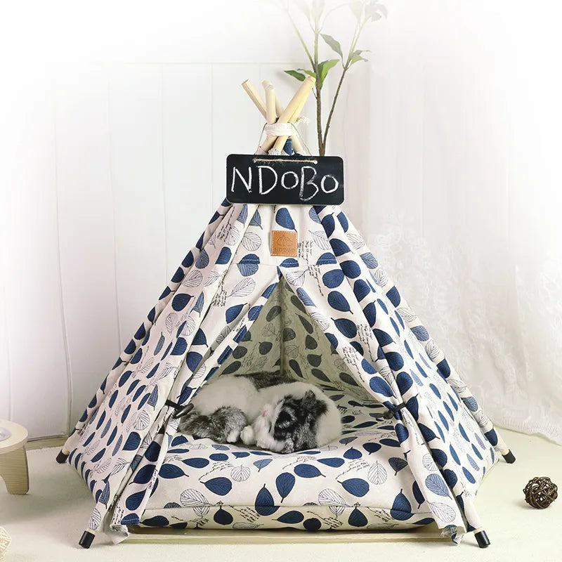 Perfectly Sized for Small to Medium Pets: We understand that pets come in all shapes and sizes. Our tent bed is available in different configurations to suit your pet's needs: