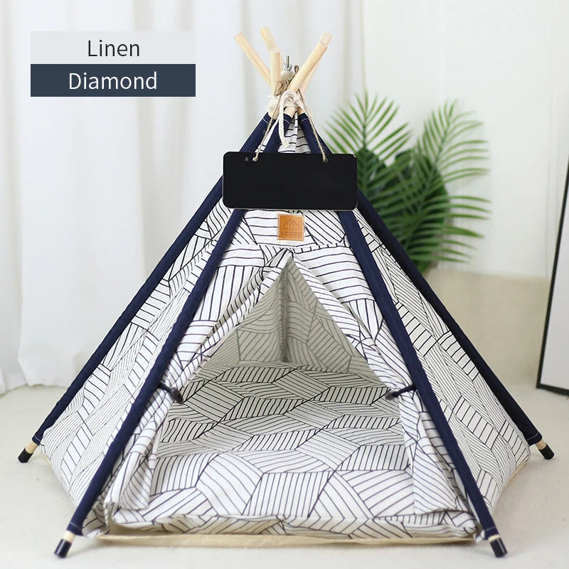 Small Dog Tent Bed in Diamond