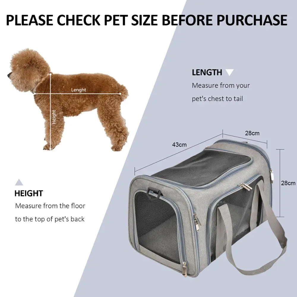 Small Travel Dog Carrier Bag
