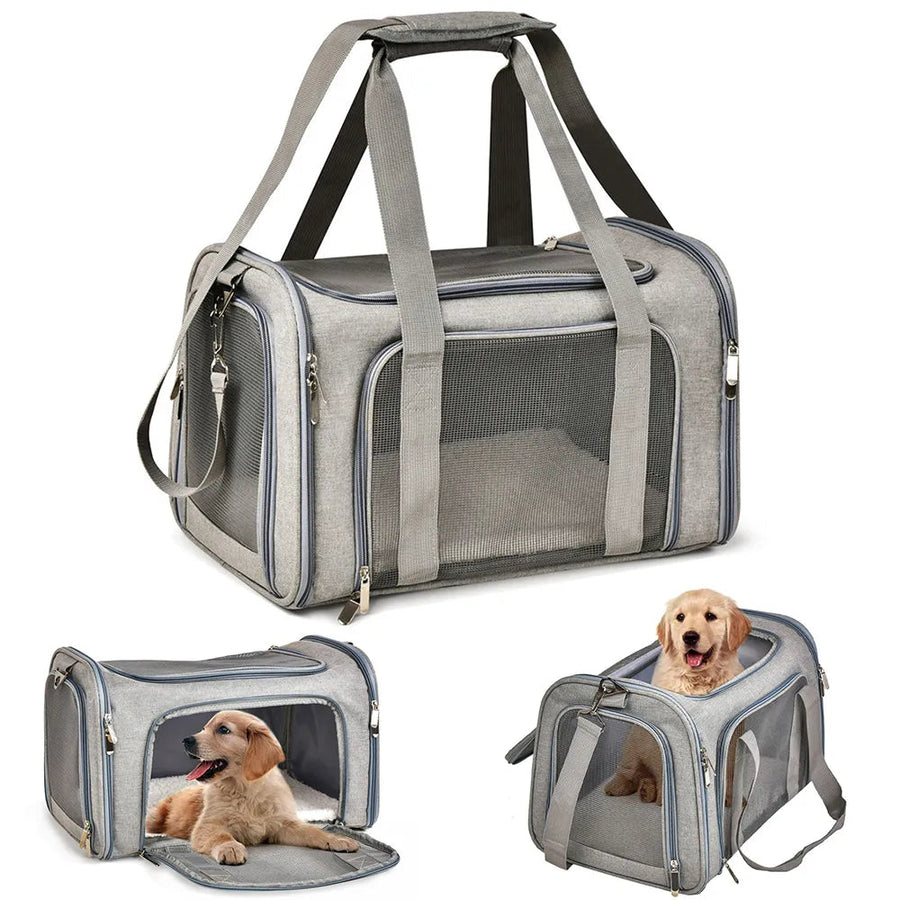 Fitable Weight: Can hold dogs weighing up to 30kg, providing a safe and secure travel experience.