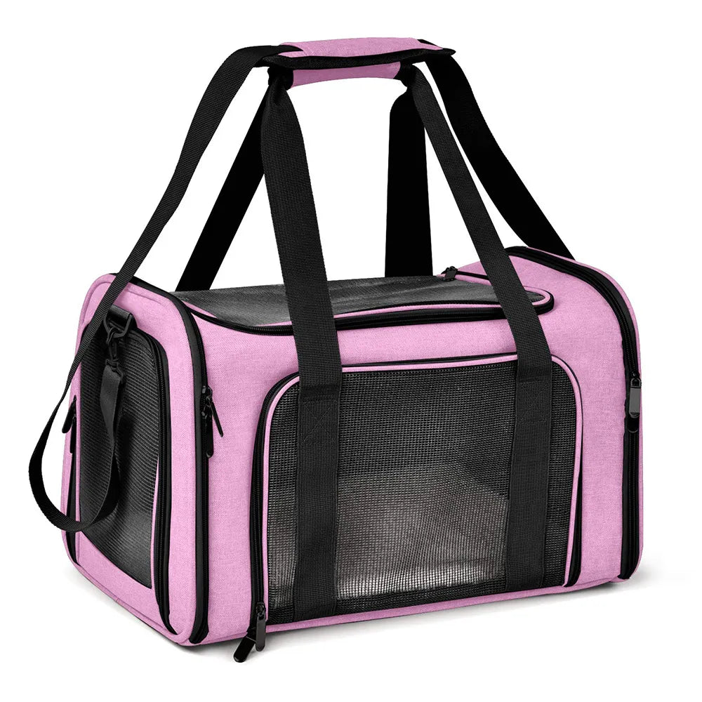 Dog Bag Carrier in Pink