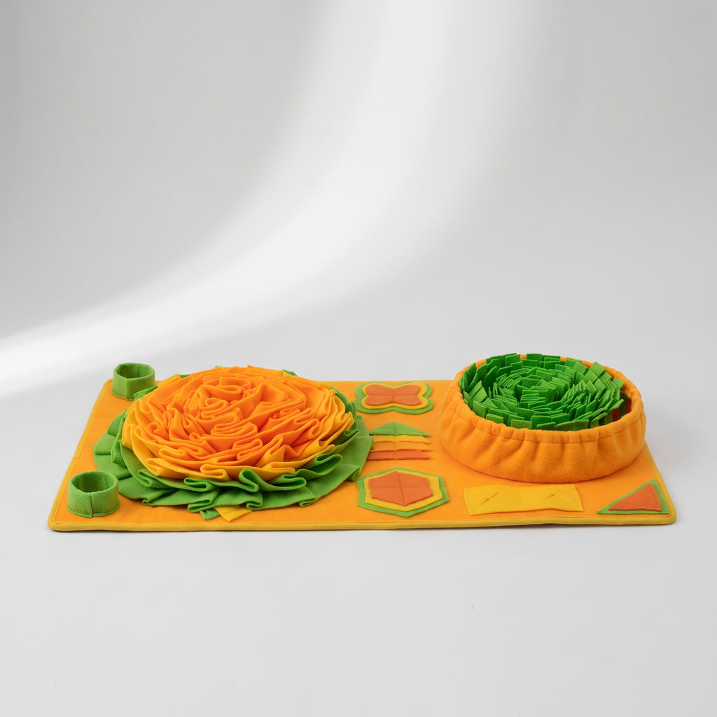 Snuffle Mat For Large Dogs, studio photo on a light grey background