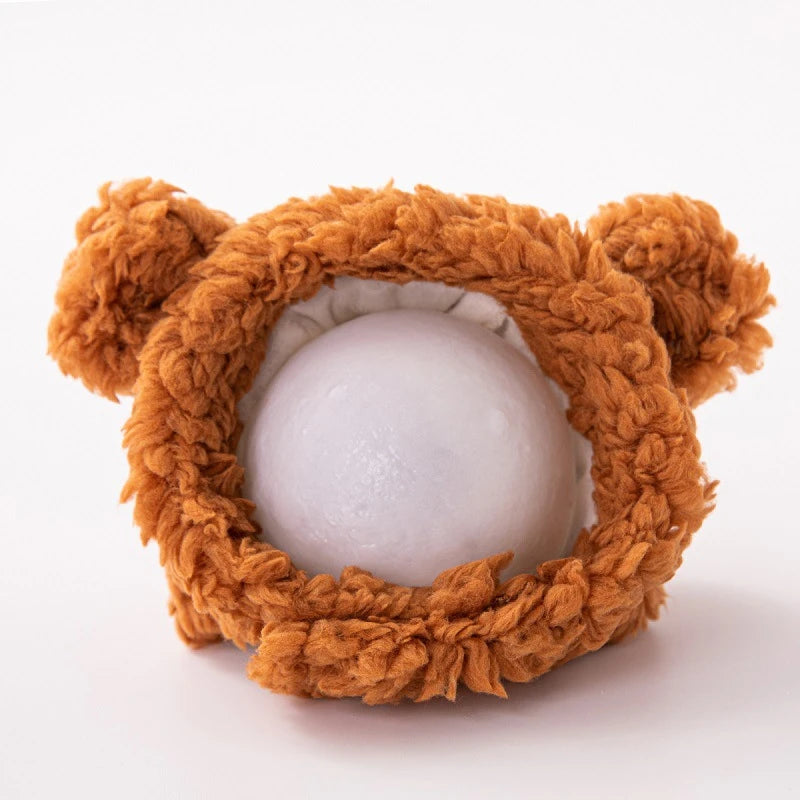 Soft Fluffy Dog Hat