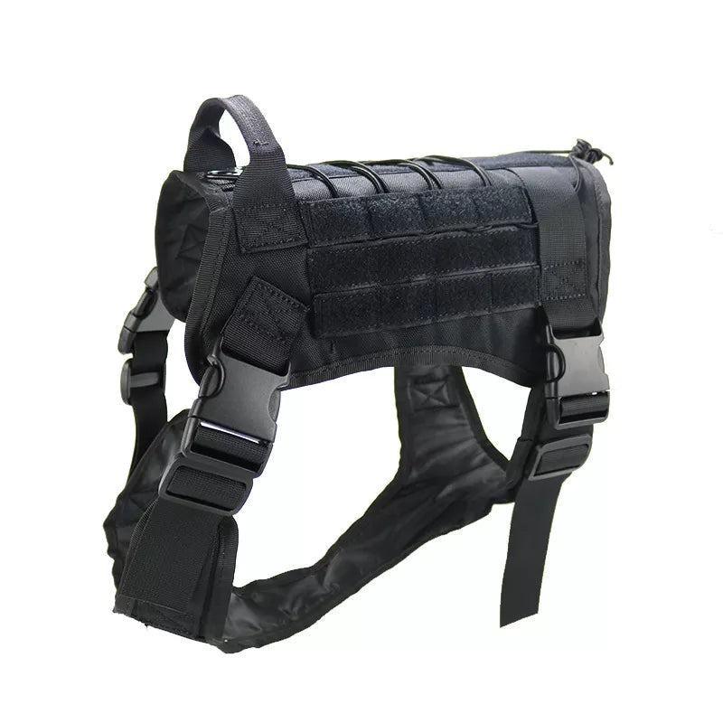 Tactical Dog Harness in Black